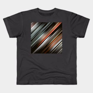 Geometric Stripes with Layers Kids T-Shirt